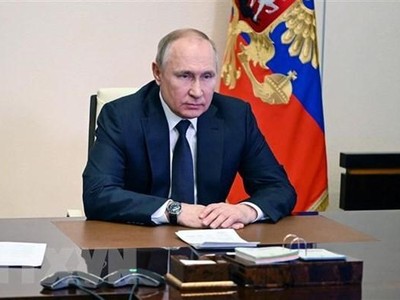 Tổng thống Nga Vladimir Putin. (Ảnh: AFP/TTXVN)