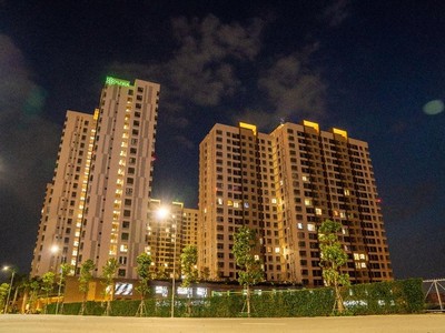 Akari City giai đoạn 1 với 1.800 căn hộ đã bàn giao cho khách hàng vào sinh sống.