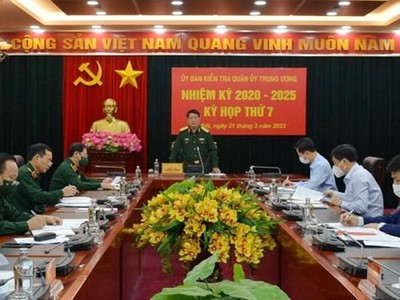 Đại tướng Lương Cường chủ trì cuộc họp. (Nguồn: tienphong.vn).