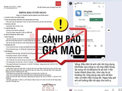 Công ty chứng khoán đang bị nhiều đối tượng mạo danh để lừa đảo.