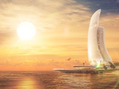 Tòa nhà Cánh Buồm biểu tượng tại Sun Iconic Hub.