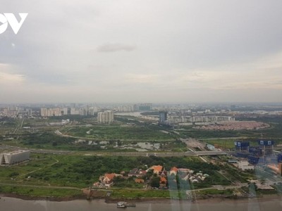 Khu vực người trúng thầu bỏ cọc đất tại Thủ Thiêm (TP.HCM)