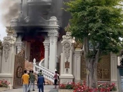 Hiện trường vụ cháy. (Nguồn: baogiaothong).