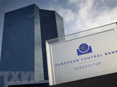 Trụ sở Ngân hàng Trung ương châu Âu (ECB) tại Frankfurt am Main, Đức. (Ảnh: AFP/TTXVN).