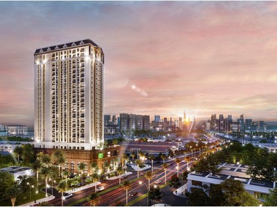 Viva Plaza tọa lạc ngay mặt tiền đại lộ Nguyễn Lương Bằng, trung tâm thương mại – tài chính quốc tế Phú Mỹ Hưng (www.viva-plaza.vn).