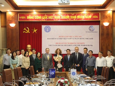 BHXH Việt Nam và Ngân hàng Thế giới tăng cường hợp tác trong lĩnh vực BHXH, BHYT.