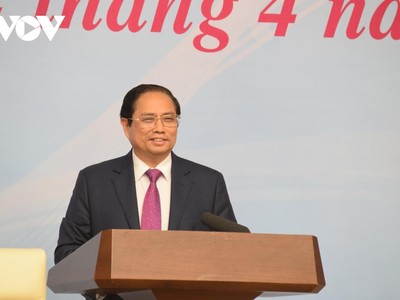 Thủ tướng Phạm Minh Chính phát biểu tại hội nghị.