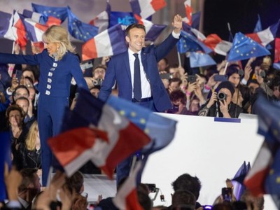 Ông Emmanuel Macron tái đắc cử Tổng thống Pháp.