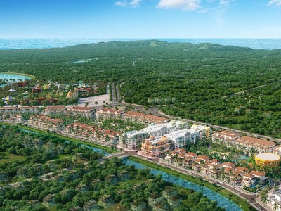 Thị trường bất động sản Thanh Hóa sôi động nhờ sự góp mặt của nhiều dự án đẳng cấp, quy mô. Ảnh phối cảnh minh họa.