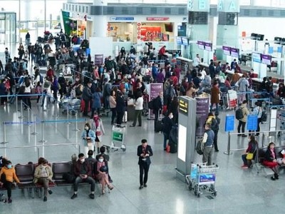 Nhà ga hành khách T2 sân bay Nội Bài. (Ảnh: CTV/Vietnam+).