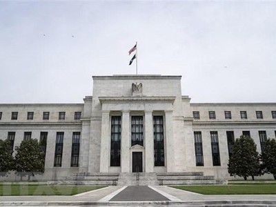 Trụ sở Cục Dự trữ Liên bang Mỹ (Fed) tại Washington, D.C. (Ảnh: THX/TTXVN).