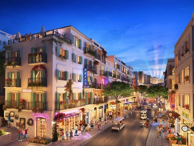 Shophouse The Center sắp sửa hoàn thiện, sẵn sàng đón sóng du lịch Phú Quốc.