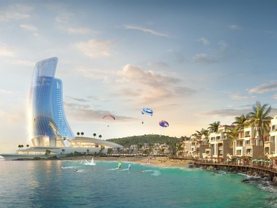 Tòa nhà Cánh Buồm: Biểu tượng xa hoa của Hon Thơm Paradise Island