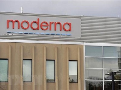 Trụ sở công ty Moderna tại Norwood, bang Massachusetts, Mỹ. (Ảnh: AFP/TTXVN).