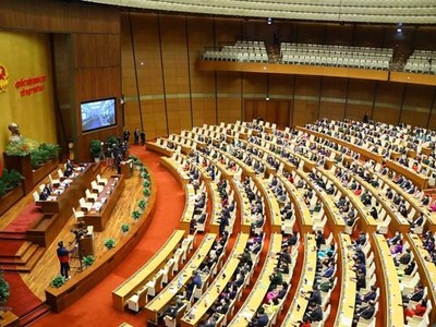 Một phiên họp của Quốc hội. (Ảnh: Văn Điệp/TTXVN)