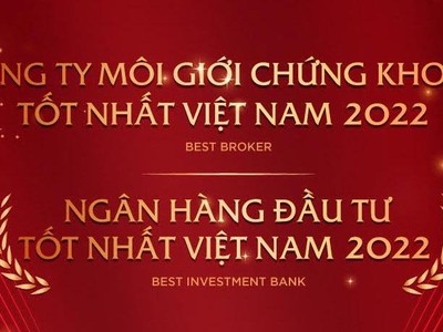 Công ty Cổ phần Chứng khoán VPS nhận 2 giải thưởng quan trọng từ FinanceAsia Country Award 2022
