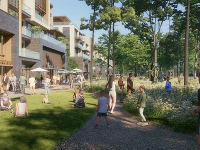 Minh họa thiết kế Shop House The Avenue.