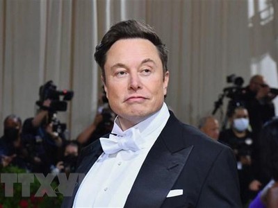 Tỷ phú Elon Musk tại một sự kiện ở New York, Mỹ ngày 2/5/2022. (Ảnh: AFP/TTXVN)