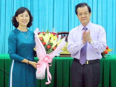 Bà Nguyễn Thị Minh Thúy, Phó Chủ tịch UBND tỉnh An Giang.