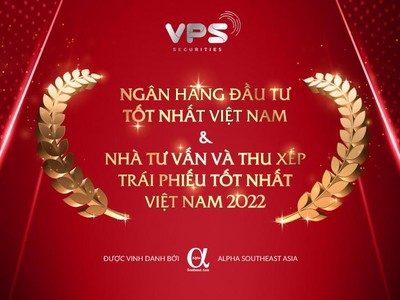 Công ty cổ phần Chứng khoán VPS được Alpha Southeast Asia vinh danh với hai giải thưởng quan trọng