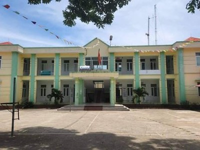 Công sở xã Thành Mỹ, huyện Thạch Thành - nơi ông Trương Văn Gương và bà Trương Thị Hà công tác. (Nguồn: tuoitre.vn).