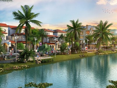 Không gian gần mặt nước được giới thượng lưu săn lùng. Ảnh phối cảnh minh họa.