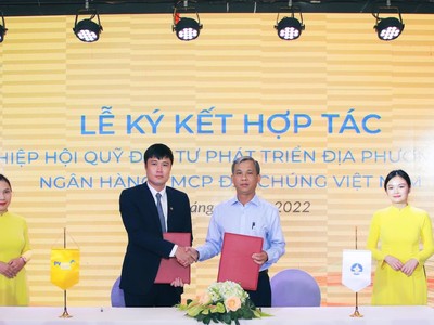 PVcomBank ký biên bản ghi nhớ hợp tác với Hiệp hội Quỹ đầu tư phát triển địa phương.