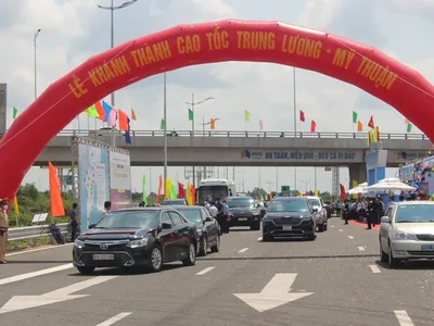 Cao tốc Trung Lương - Mỹ Thuận khánh thành sau 13 năm thi công (Ảnh: CTV).