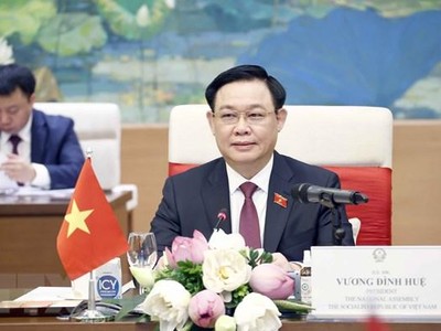 Chủ tịch Quốc hội Vương Đình Huệ. (Ảnh: Doãn Tấn/TTXVN).