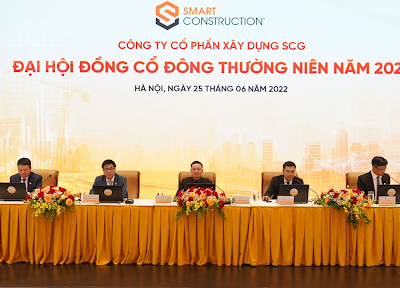 ĐHĐCĐ thường niên SCG 2022 đã diễn ra với sự đồng thuận, nhất trí cao đến từ các cổ đông.