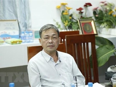 Ông Đỗ Việt Hùng, Phó Giám đốc Trung tâm y tế thành phố Dĩ An. (Ảnh: TTXVN phát).