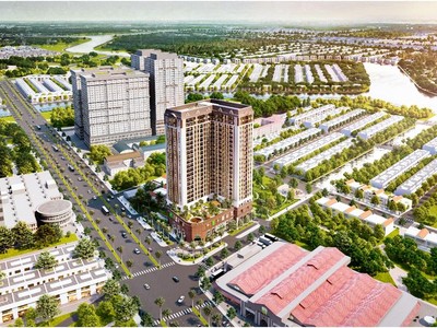 Viva Plaza nằm ngay mặt tiền Nguyễn Lương Bằng, ba mặt xung quanh là những con sông lớn của khu Nam.