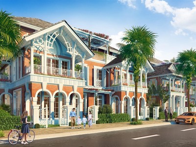 Sunneva Island là dự án đánh dấu sự xuất hiện của Sun Property tại Đà Nẵng. (Ảnh phối cảnh minh họa).