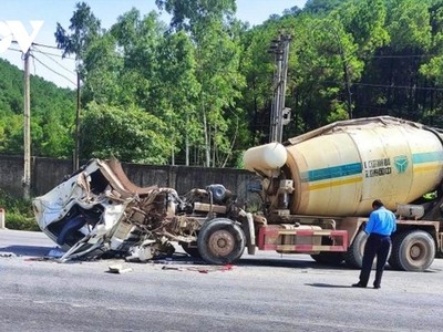 Hiện trường vụ tai nạn.