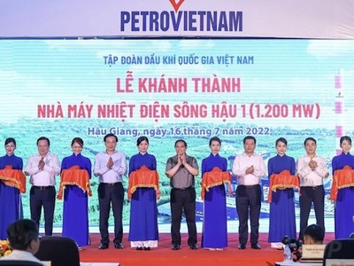 Khánh thành Nhà máy nhiệt điện Sông Hậu 1