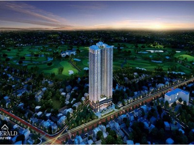 The Emerald Golf View là dự án đầu tiên được cất nóc trong năm 2022 trên dọc tuyến đại lộ Bình Dương.