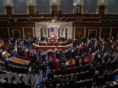 Toàn cảnh một phiên họp Hạ viện Mỹ tại Washington, DC. (Ảnh: AFP/TTXVN).