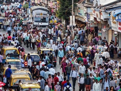 Dân số Ấn Độ đông đúc. Ảnh: Yalê360.
