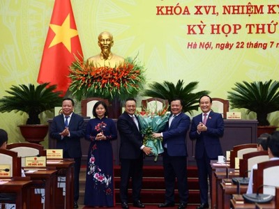 Ông Trần Sỹ Thanh được bầu làm Chủ tịch UBND thành phố Hà Nội