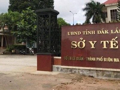 Trụ sở Sở Y tế tỉnh Đắk Lắk. (Nguồn: Suckhoedoisong.vn).