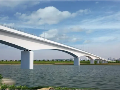 Phối cảnh cầu Kênh Vàng. Ảnh: Cổng thông tin điện tử tỉnh Bắc Ninh.