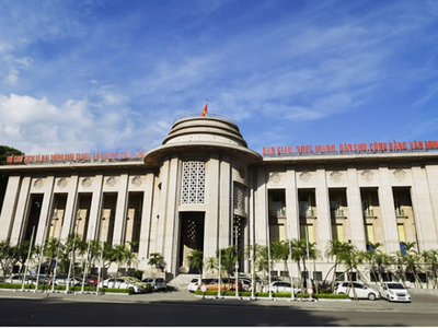 Trụ sở Ngân hàng Nhà nước. (Ảnh: CTV/Vietnam+)