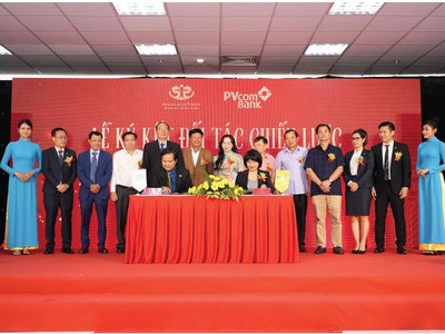 PVcomBank và Tập đoàn Hoàng Quân ký kết hợp tác, đồng hành cùng người dân trong các dự án nhà ở xã hội.
