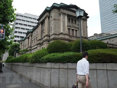 Trụ sở Ngân hàng Trung ương Nhật Bản (BOJ) tại thủ đô Tokyo. (Ảnh: AFP/TTXVN).