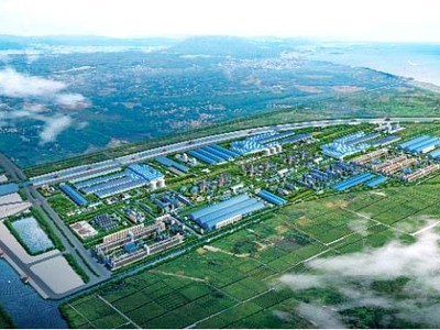 Tổ hợp dự án do Tập đoàn Xuân Thiện đầu tư sẽ tạo nhiều việc làm, đóng góp cho sự phát triển kinh tế - xã hội của tỉnh Nam Định. Trong ảnh: Phối cảnh tổ hợp Thép xanh Xuân Thiện Nam Định.