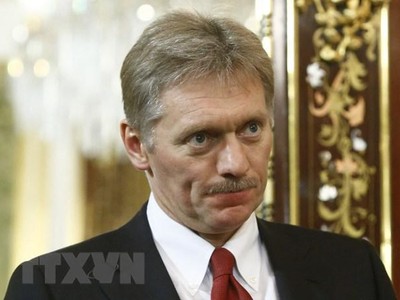 Người phát ngôn Điện Kremlin Dmitry Peskov tại một cuộc họp ở Moskva. (Ảnh: AFP/TTXVN)