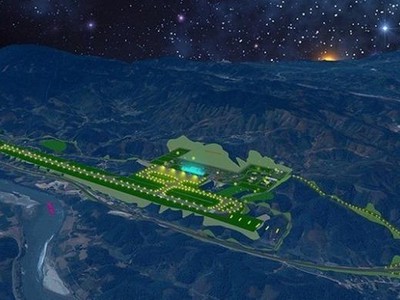 Phối cảnh sân bay Sa Pa - Lào Cai.