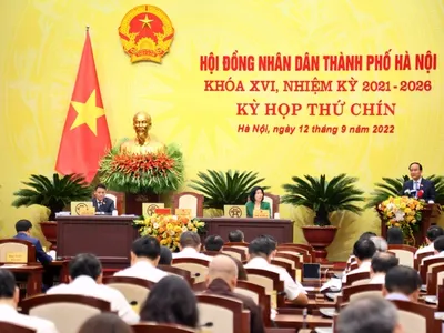 Quang cảnh kỳ họp sáng 12/9 (Ảnh: Nguyễn Hợp).