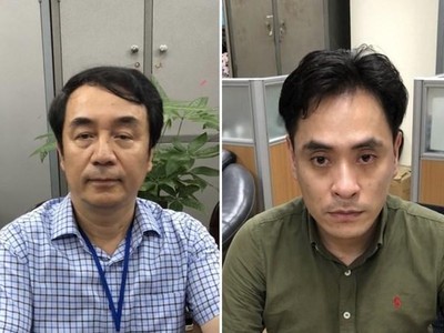 Bị can Trần Hùng và Nguyễn Duy Hải. (Nguồn: nps.gov.vn)