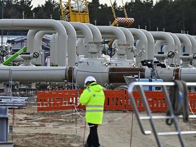 Công trường xây dựng đường ống khí đốt dòng chảy phương Bắc 2 ở Đức. Ảnh: AFP.